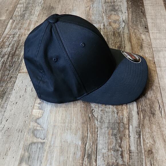 Mens Black Yellow #14 Flexfit Hat Cap L/XL Chase Briscoe Clint Bowyer Aston F1 - Picture 2 of 11